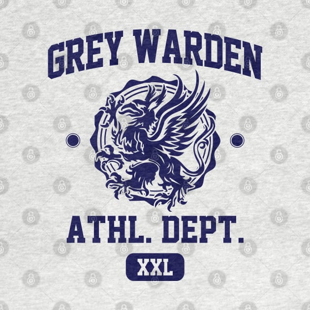 Grey Warden Athletic Department | Dragon Age | Navy by threadbaregaming